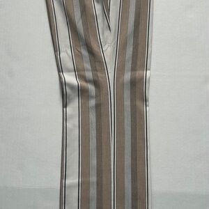Seventh Avenue women’s pants, vertical stripes of tan, black and white